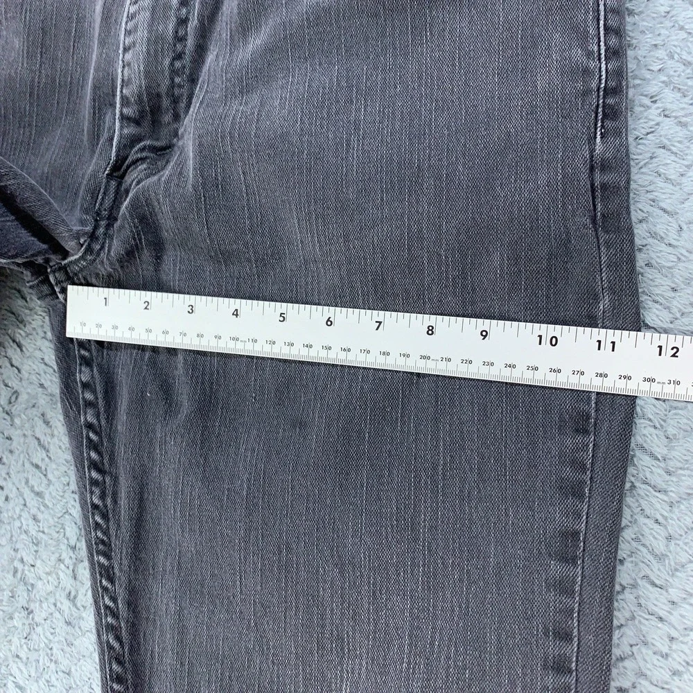 Levis Jeans Men's 36x34 (Fits 35x32) Black 559 Relaxed Straight Stretch Faded